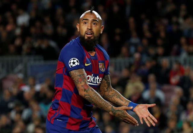 Juventus eye reunion with unhappy Barcelona ace Arturo Vidal