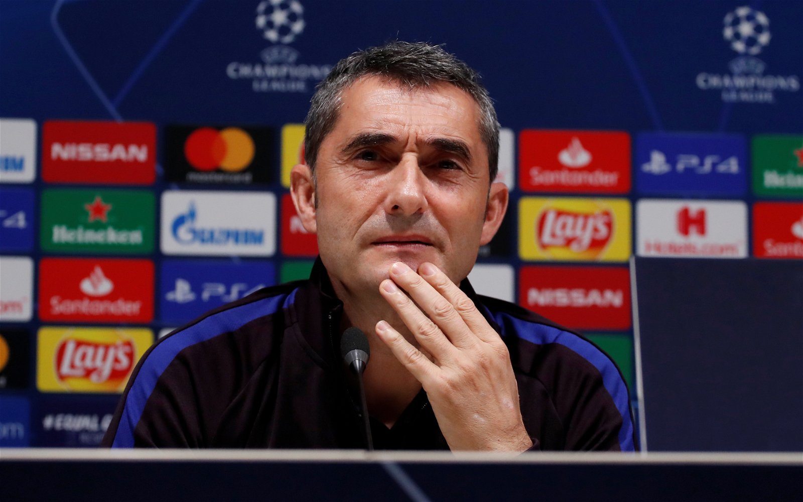 Valverde discusses Messi and co at San Siro