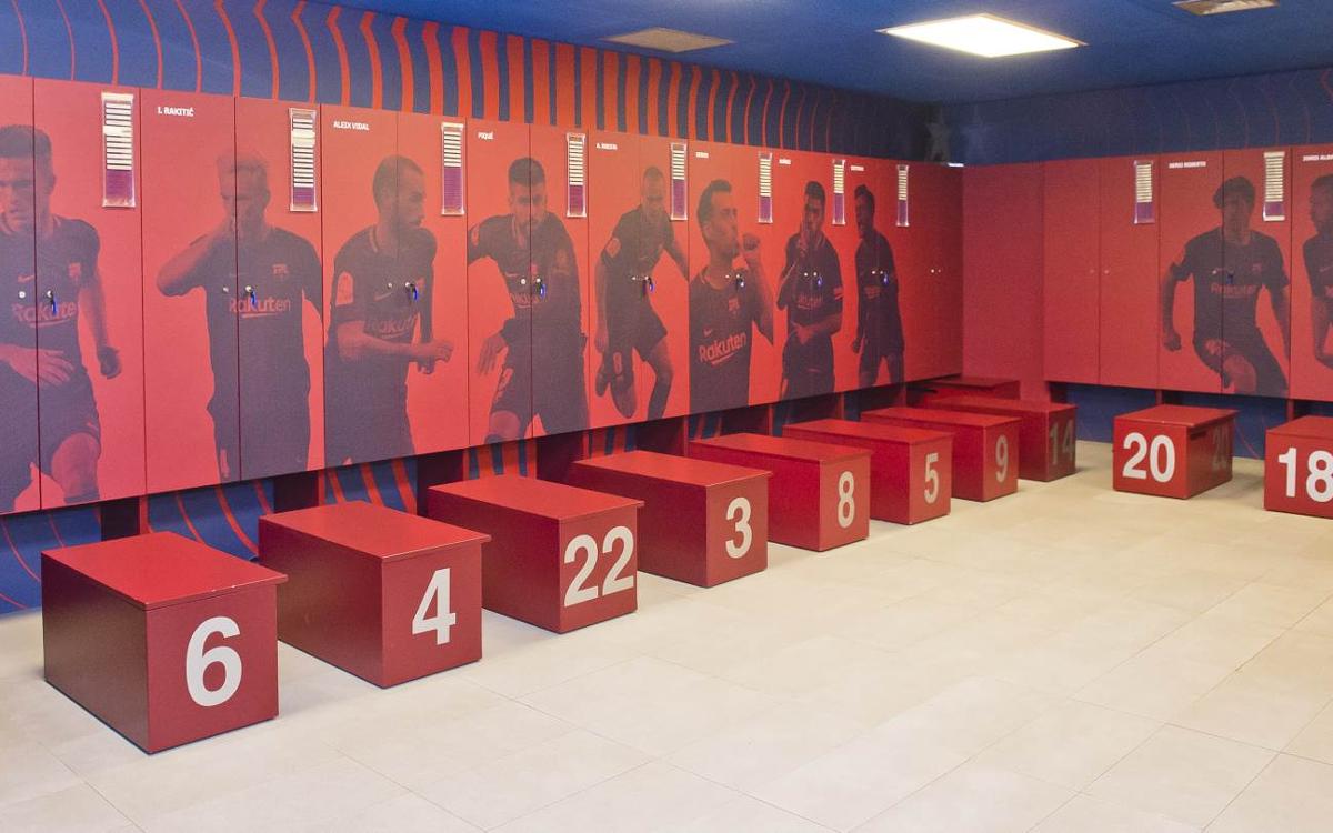 Barcelona Dressing Room 2020