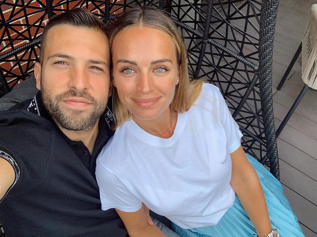 Jordi Alba's wife Romarey Ventura