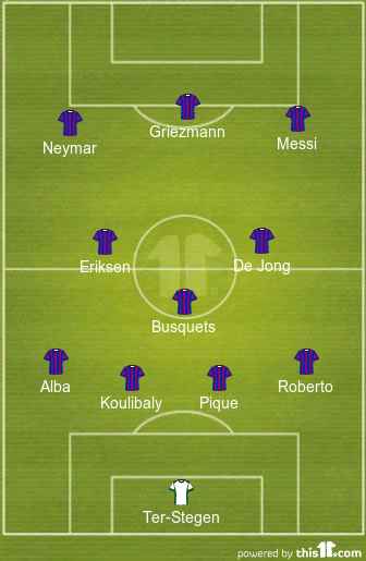 How Barcelona can line up if they get their transfers right in January