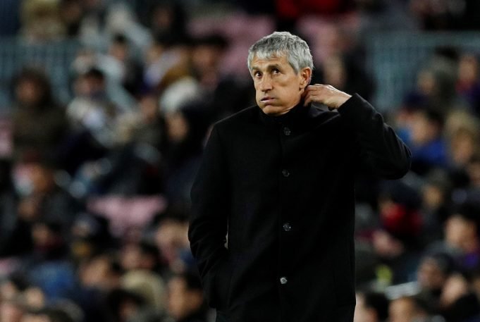 Barcelona boss Setien reacts to first defeat