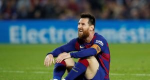 New Barcelona boss Quique Setien reacts to Messi's goal
