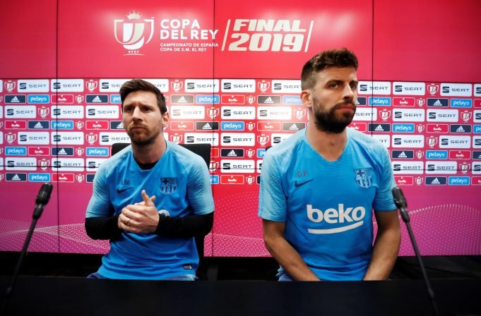 Barcelona's Gerard Pique leaves possibility open for Lionel Messi to leave for Napoli one day