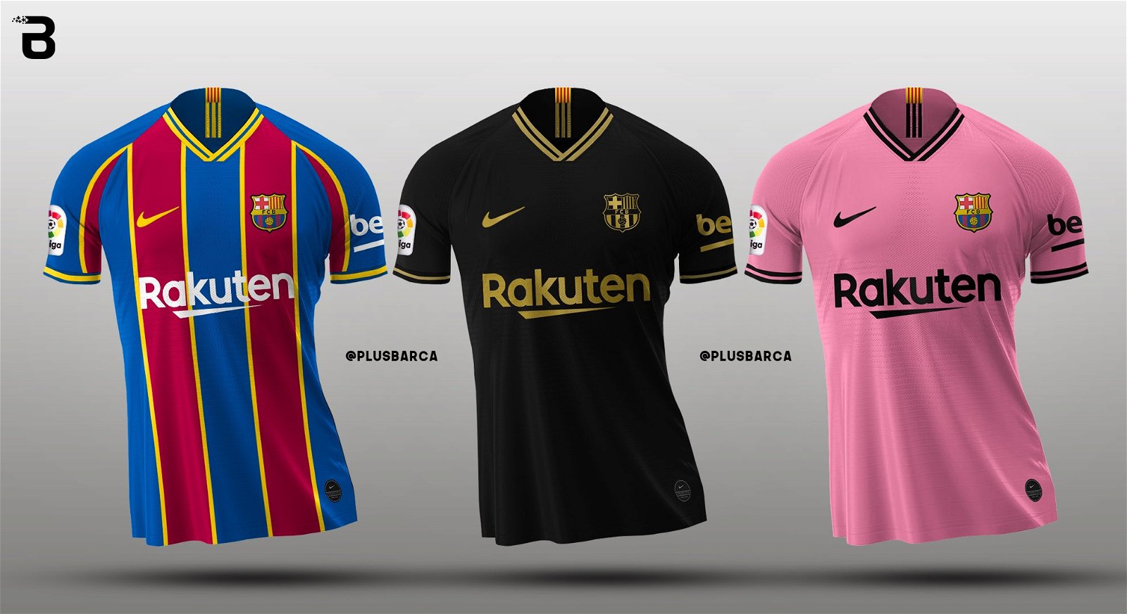 First look at Nike 20202021  Barcelona home, away and third jersey