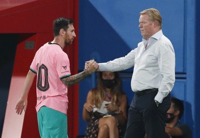 Messi should be playing better according to Ronald Koeman