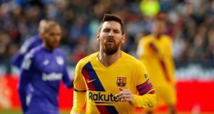 Lionel Messi happy again at Barcelona