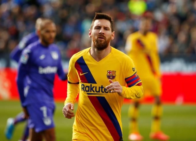 Lionel Messi happy again at Barcelona