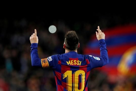 Lionel Messi equals Xavi's record at Barcelona