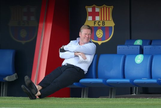 Joan Laporta has backed Koeman to continue with his role