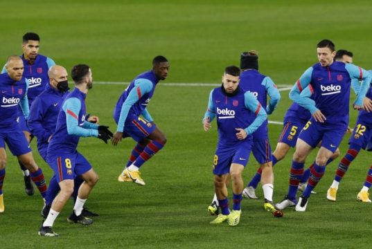 Barcelona predicted line up vs Benfica