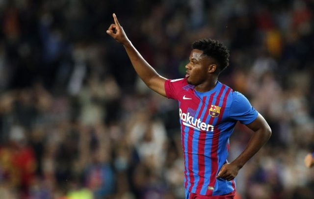 Joan Laporta ecstatic about Ansu Fati's new contract