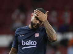 Memphis Depay asked if he regrets Barcelona move