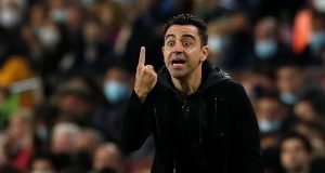 Barcelona manager Xavi not happy with Champions League exit