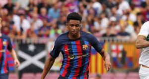 Alejandro Balde is second in the list of Fastest Barcelona players