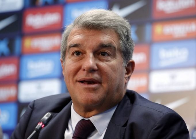 Club president Joan Laporta accuses fans for selling tickets to Frankfurt