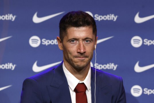 Pep Guardiola was influential in Lewandowski's decision to join Barcelona