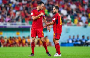 Luis Enrique lauds Barcelona duo after Spain draw