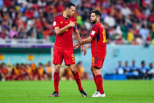 Luis Enrique lauds Barcelona duo after Spain draw