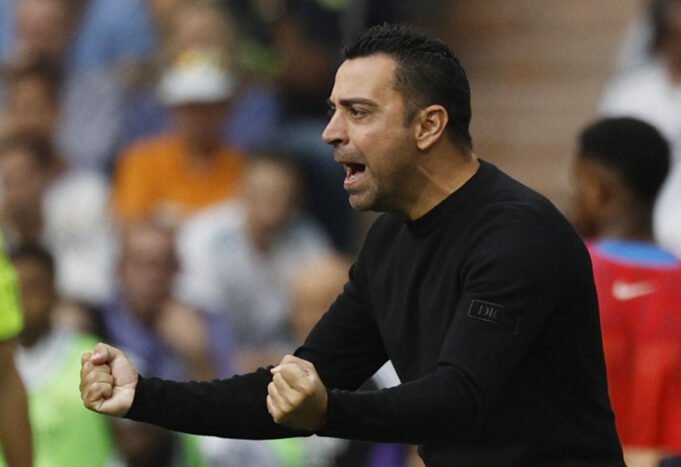 Xavi celebrates Barcelona's dominant win over Real Betis