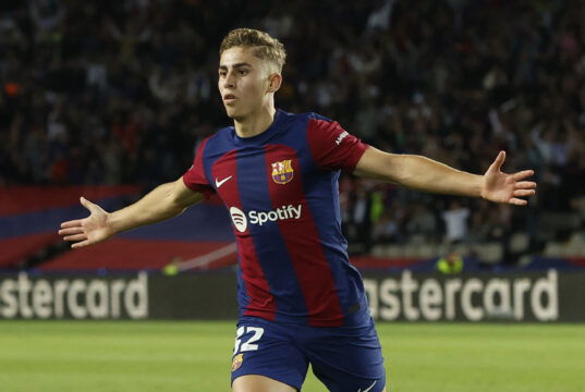 Fermín López is one of the shortest Barcelona Players
